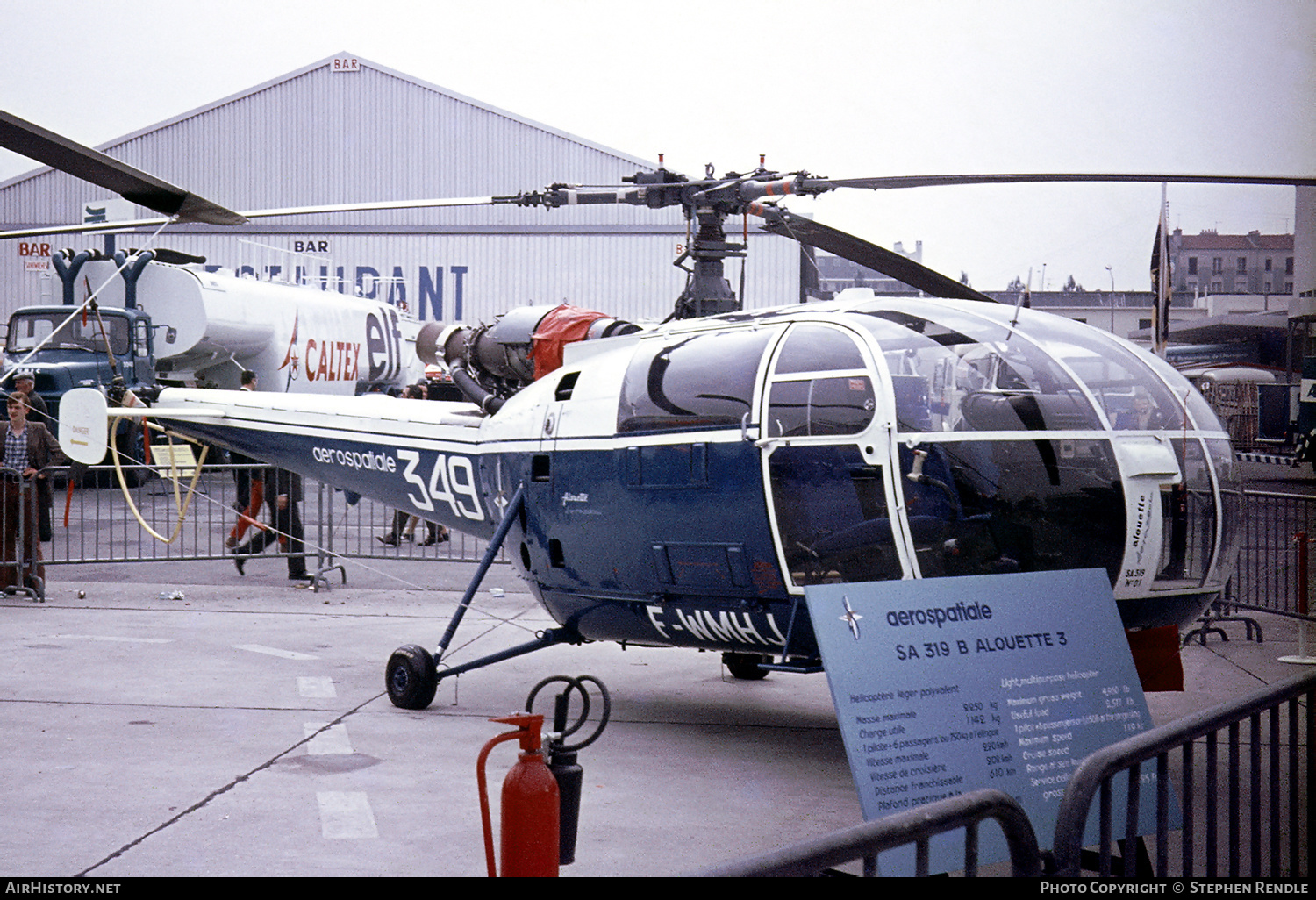 Aircraft Photo of F-WMHJ | Aerospatiale SA-319B Alouette III | Aerospatiale | AirHistory.net #440211