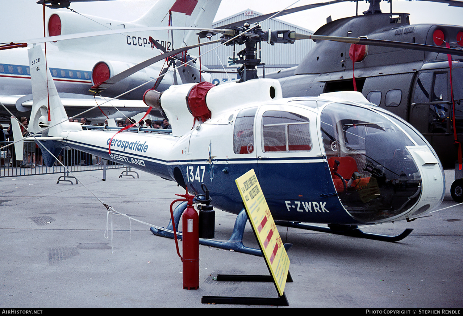 Aircraft Photo of F-ZWRK | Sud SA-341 Gazelle | Aerospatiale | AirHistory.net #440213