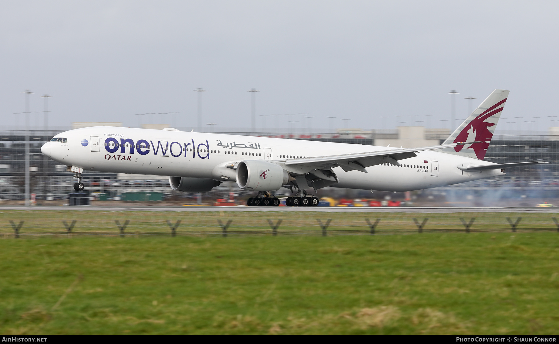 Aircraft Photo of A7-BAB | Boeing 777-3DZ/ER | Qatar Airways | AirHistory.net #440241