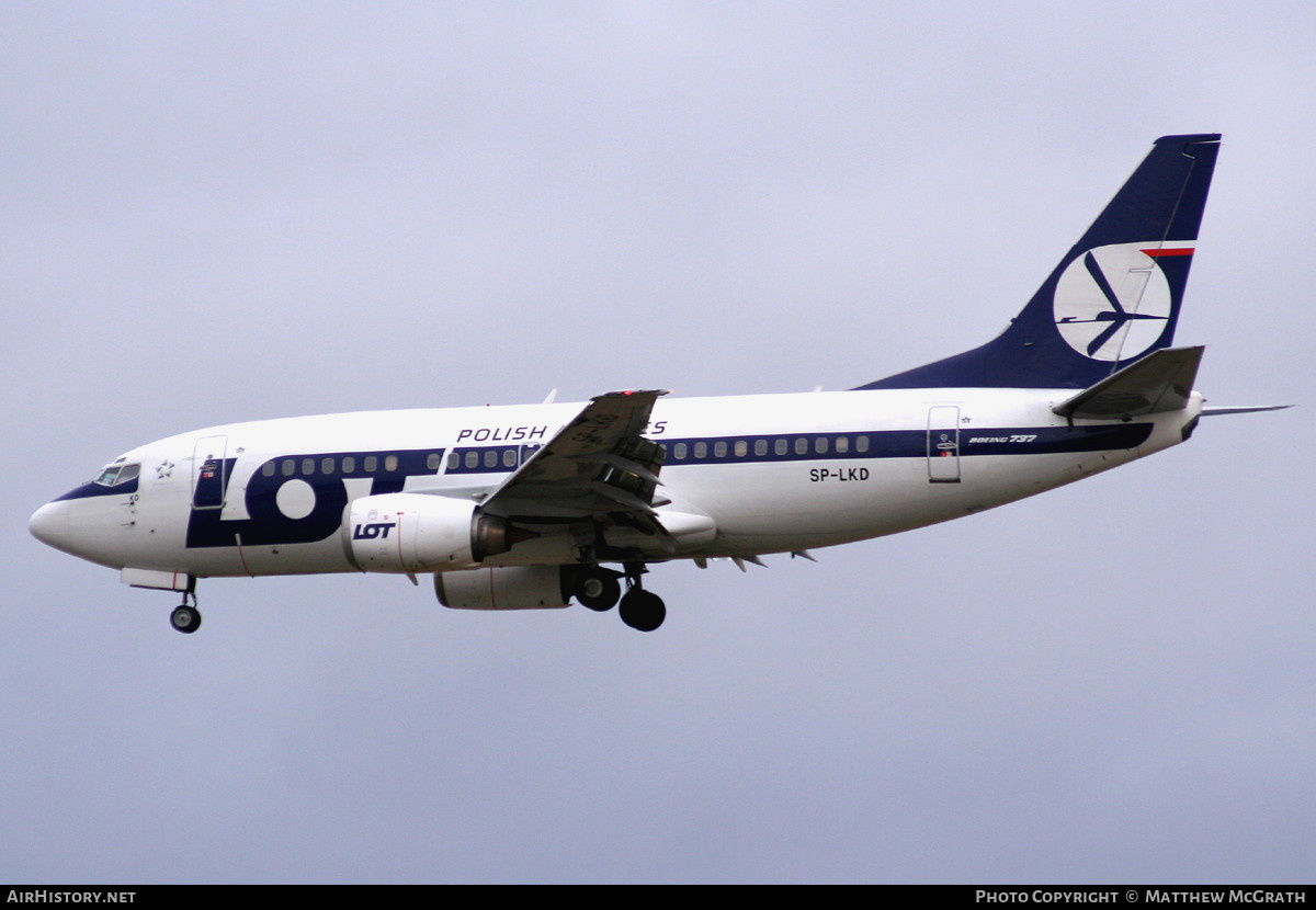 Aircraft Photo of SP-LKD | Boeing 737-55D | LOT Polish Airlines - Polskie Linie Lotnicze | AirHistory.net #440243