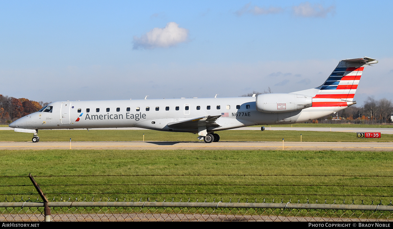 Aircraft Photo of N677AE | Embraer ERJ-145LR (EMB-145LR) | American Eagle | AirHistory.net #440253