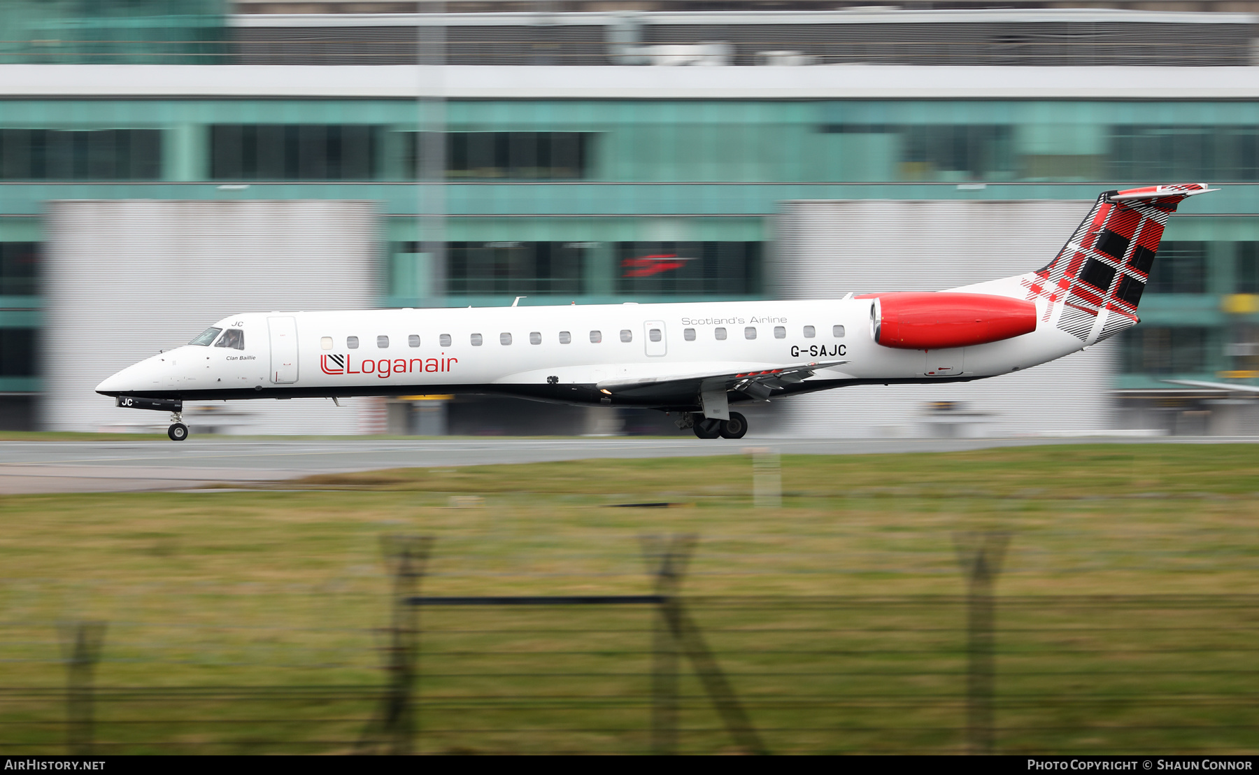 Aircraft Photo of G-SAJC | Embraer ERJ-145EP (EMB-145EP) | Loganair | AirHistory.net #440271