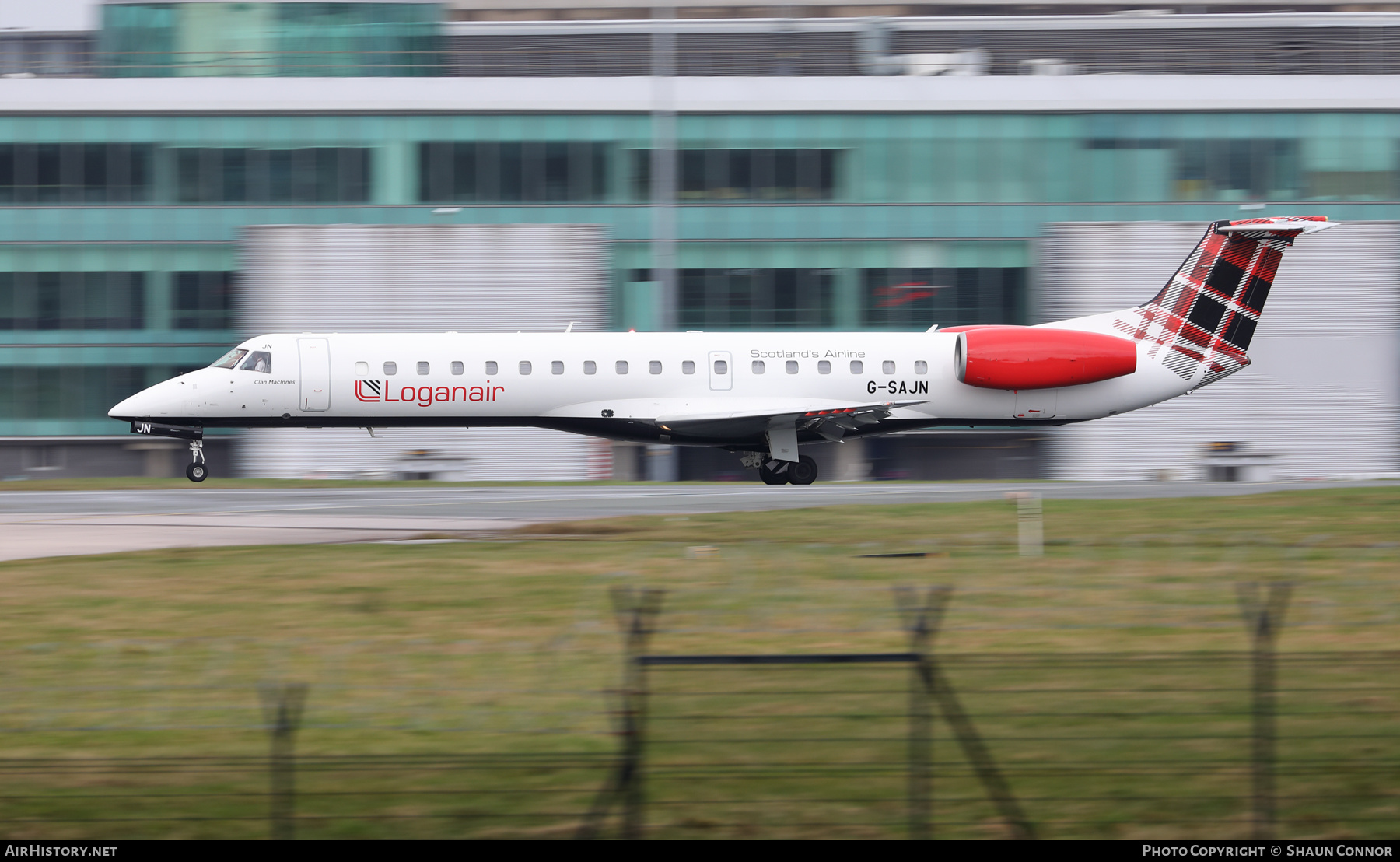 Aircraft Photo of G-SAJN | Embraer ERJ-145EP (EMB-145EP) | Loganair | AirHistory.net #440276