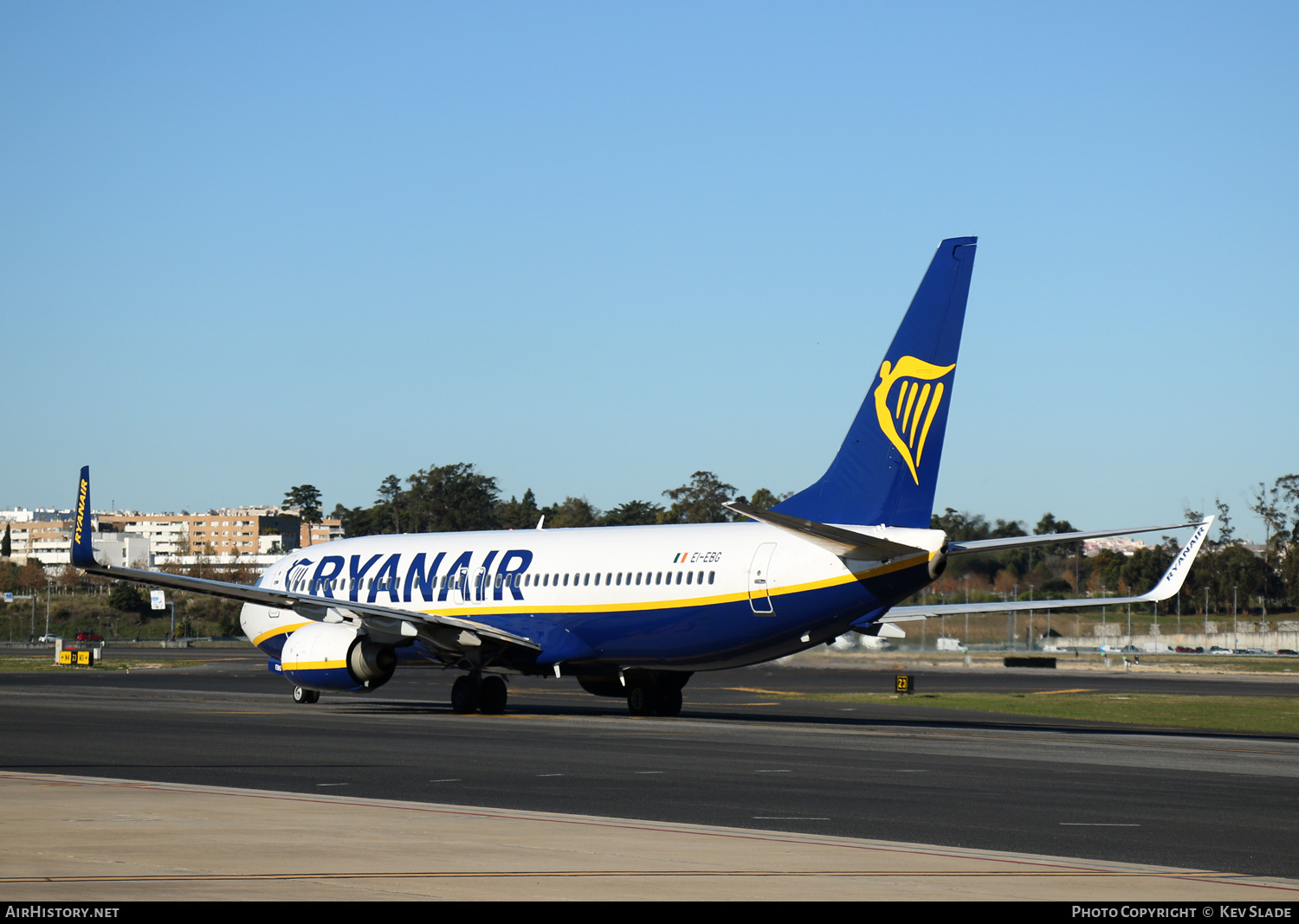 Aircraft Photo of EI-EBG | Boeing 737-8AS | Ryanair | AirHistory.net #440297