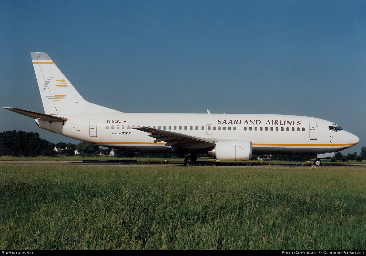 Aircraft Photo of D-AASL | Boeing 737-3M8 | Saarland Airlines | AirHistory.net #440302