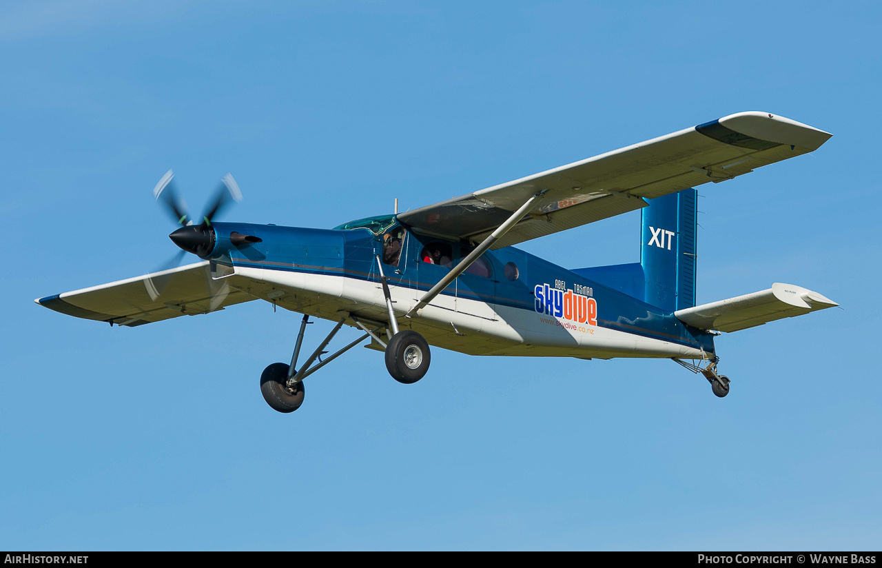 Aircraft Photo of ZK-XIT / XIT | Pilatus PC-6/B2/34-H4 Turbo Porter | Abel Tasman Skydive | AirHistory.net #440321
