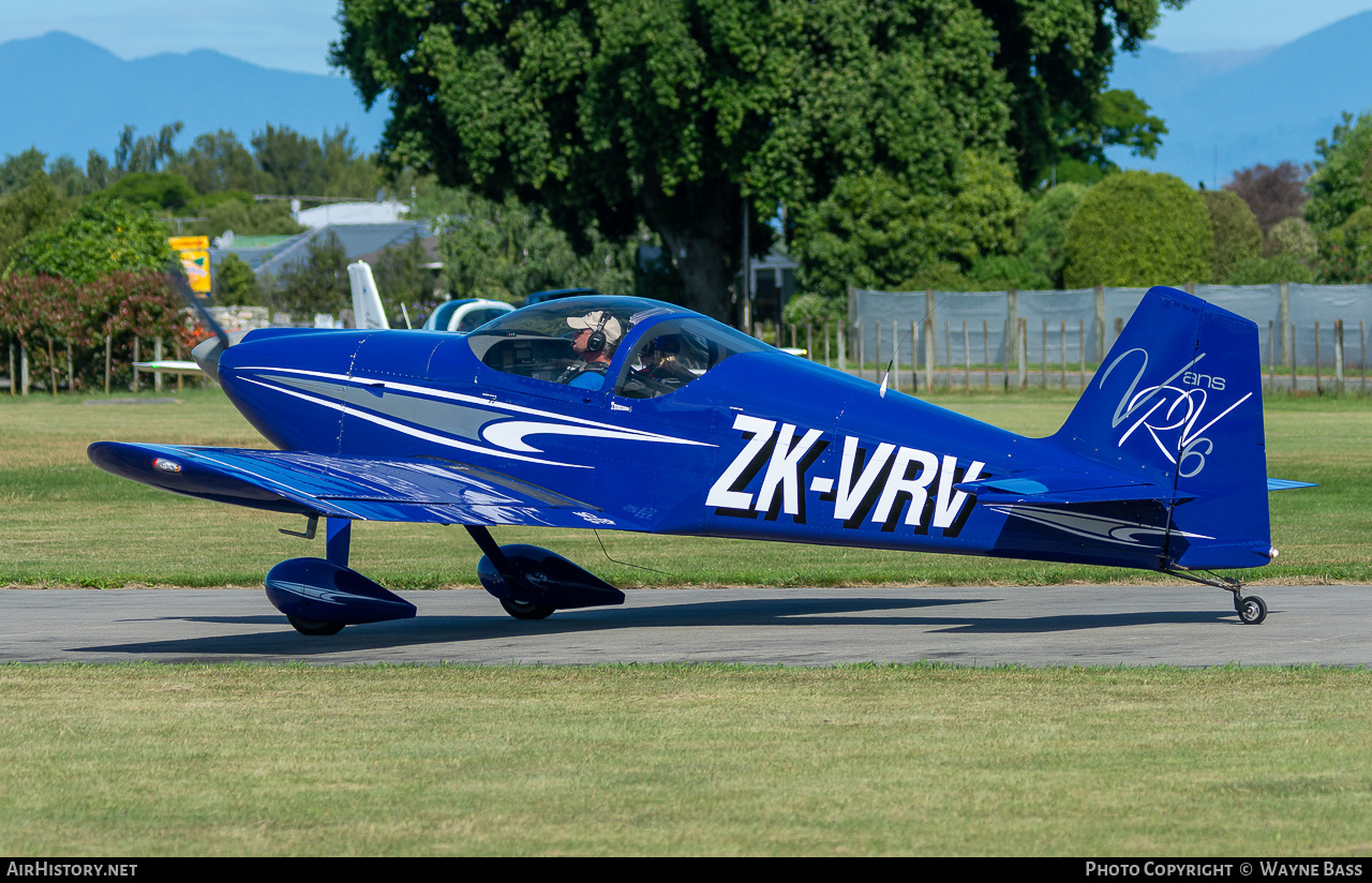 Aircraft Photo of ZK-VRV | Van's RV-6 | AirHistory.net #440325