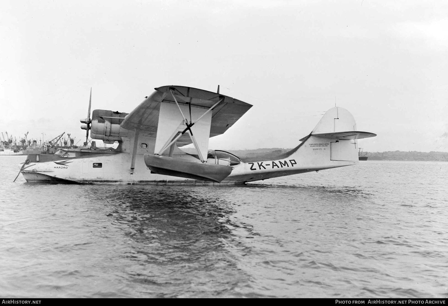 Aircraft Photo of ZK-AMP | Consolidated PB2B-1 Catalina Mk.IVB | TEAL - Tasman Empire Airways | AirHistory.net #440327