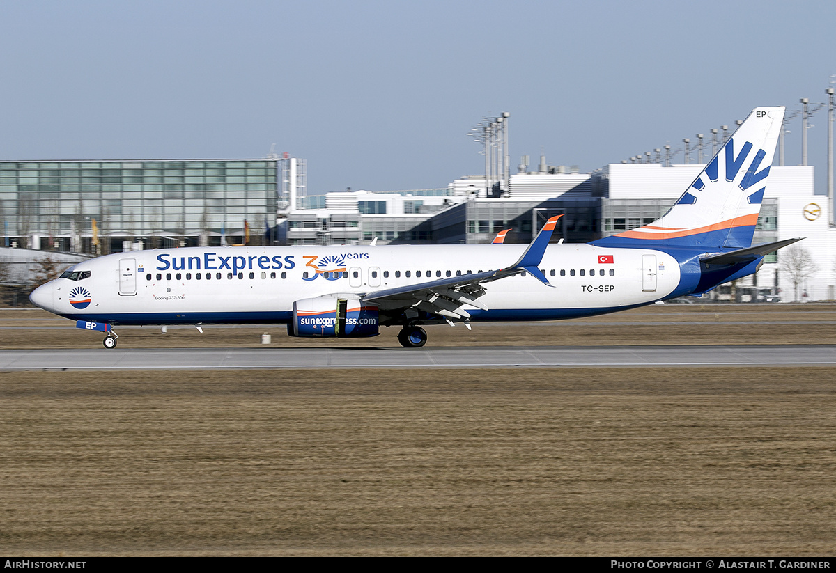 Aircraft Photo of TC-SEP | Boeing 737-8HC | SunExpress | AirHistory.net #440368