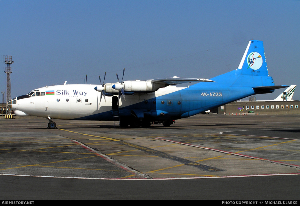 Aircraft Photo of 4K-AZ23 | Antonov An-12BK | Silk Way Airlines | AirHistory.net #440379