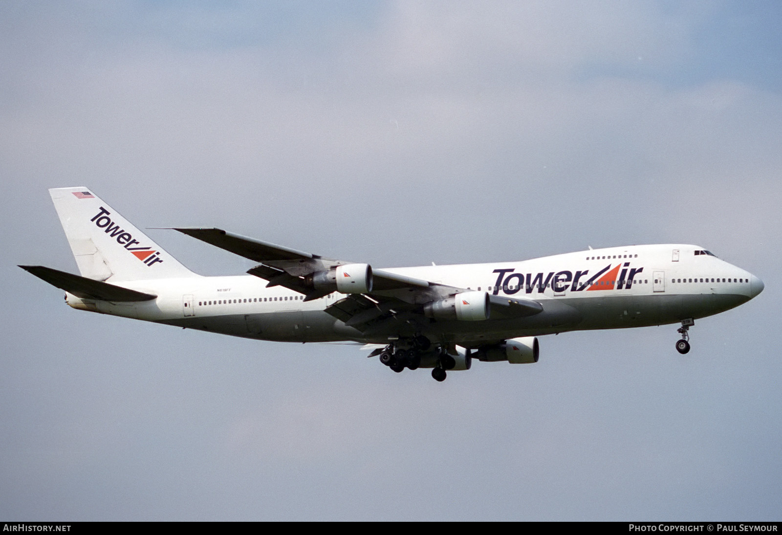 Aircraft Photo of N619FF | Boeing 747-212B | Tower Air | AirHistory.net #440381