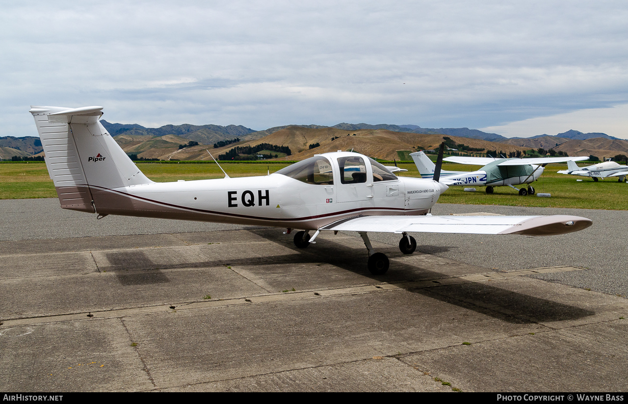 Aircraft Photo of ZK-EQH / EQH | Piper PA-38-112 Tomahawk | Marlborough Aero Club | AirHistory.net #440382