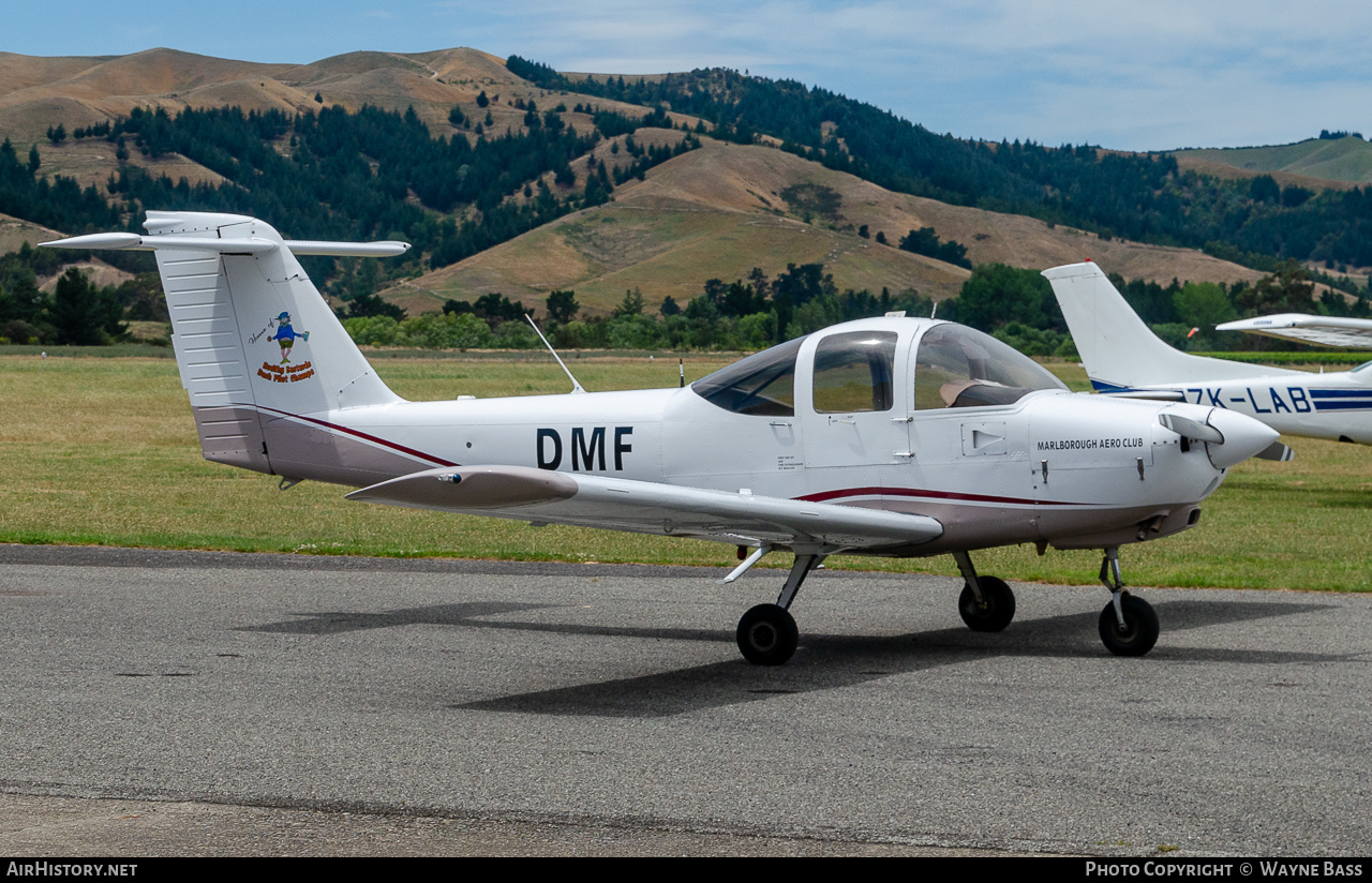 Aircraft Photo of ZK-DMF / DMF | Piper PA-38-112 Tomahawk | Marlborough Aero Club | AirHistory.net #440383