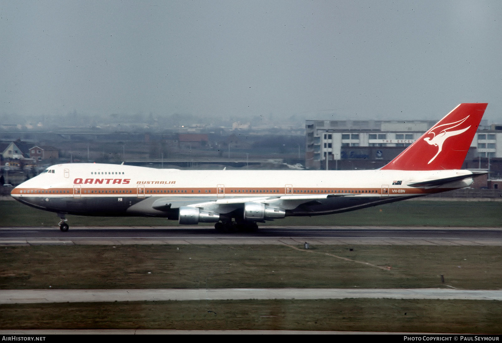 Aircraft Photo of VH-EBN | Boeing 747-238B | Qantas | AirHistory.net #440393