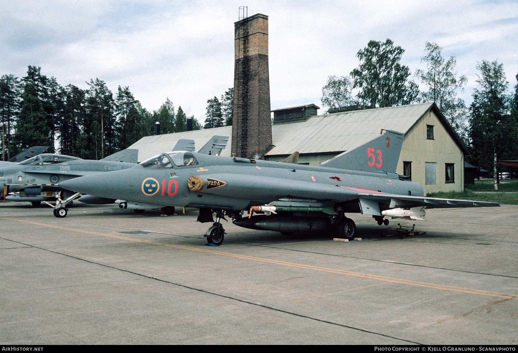 Aircraft Photo of 35453 | Saab J35D Draken | Sweden - Air Force | AirHistory.net #440408