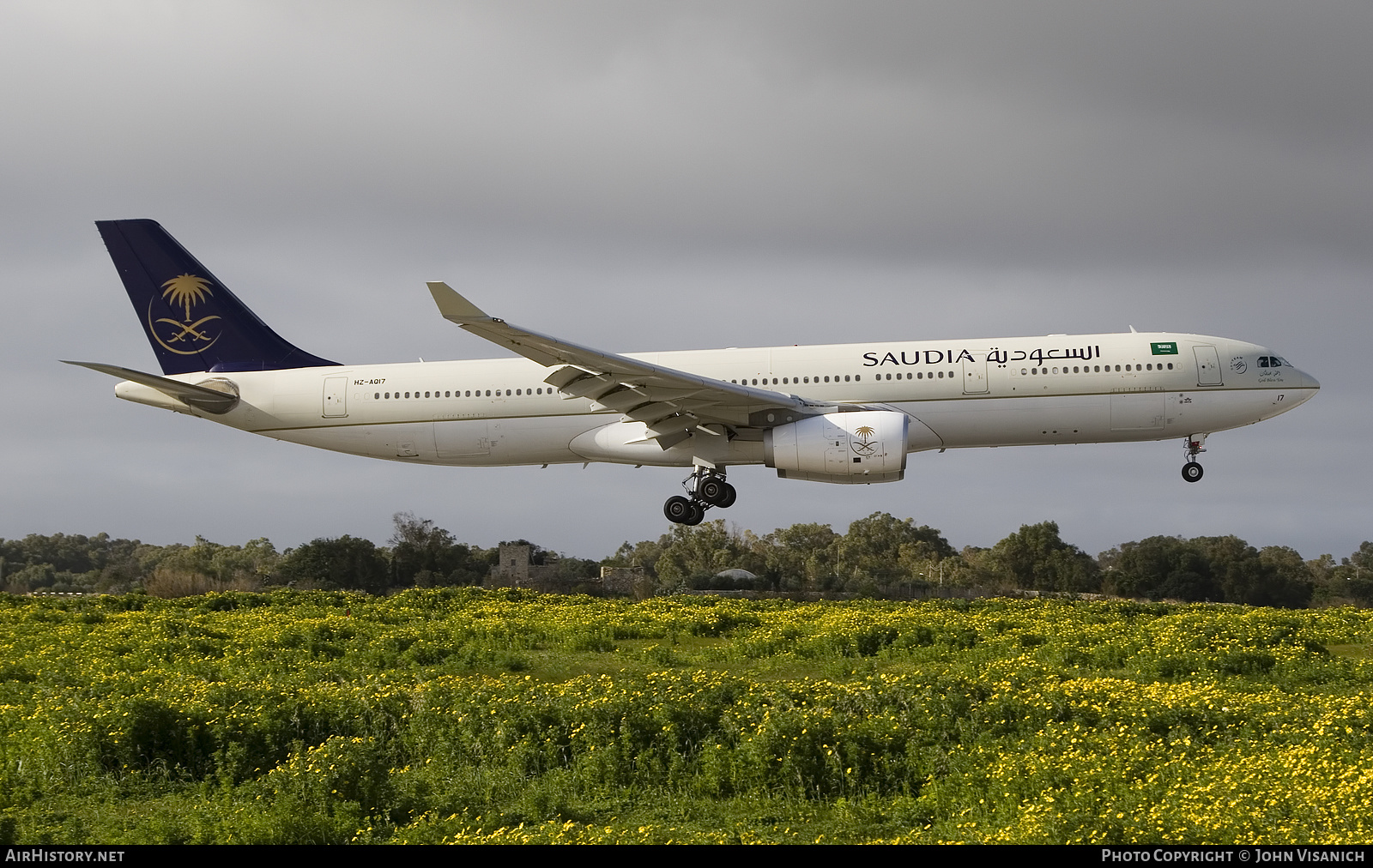 Aircraft Photo of HZ-AQ17 | Airbus A330-343E | Saudia - Saudi Arabian Airlines | AirHistory.net #440424