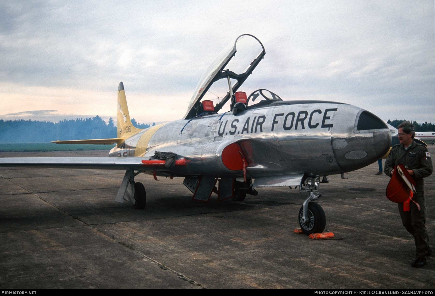 Aircraft Photo of G-TBRD / 54-21261 | Canadair CT-133 Silver Star 3 | USA - Air Force | AirHistory.net #440454