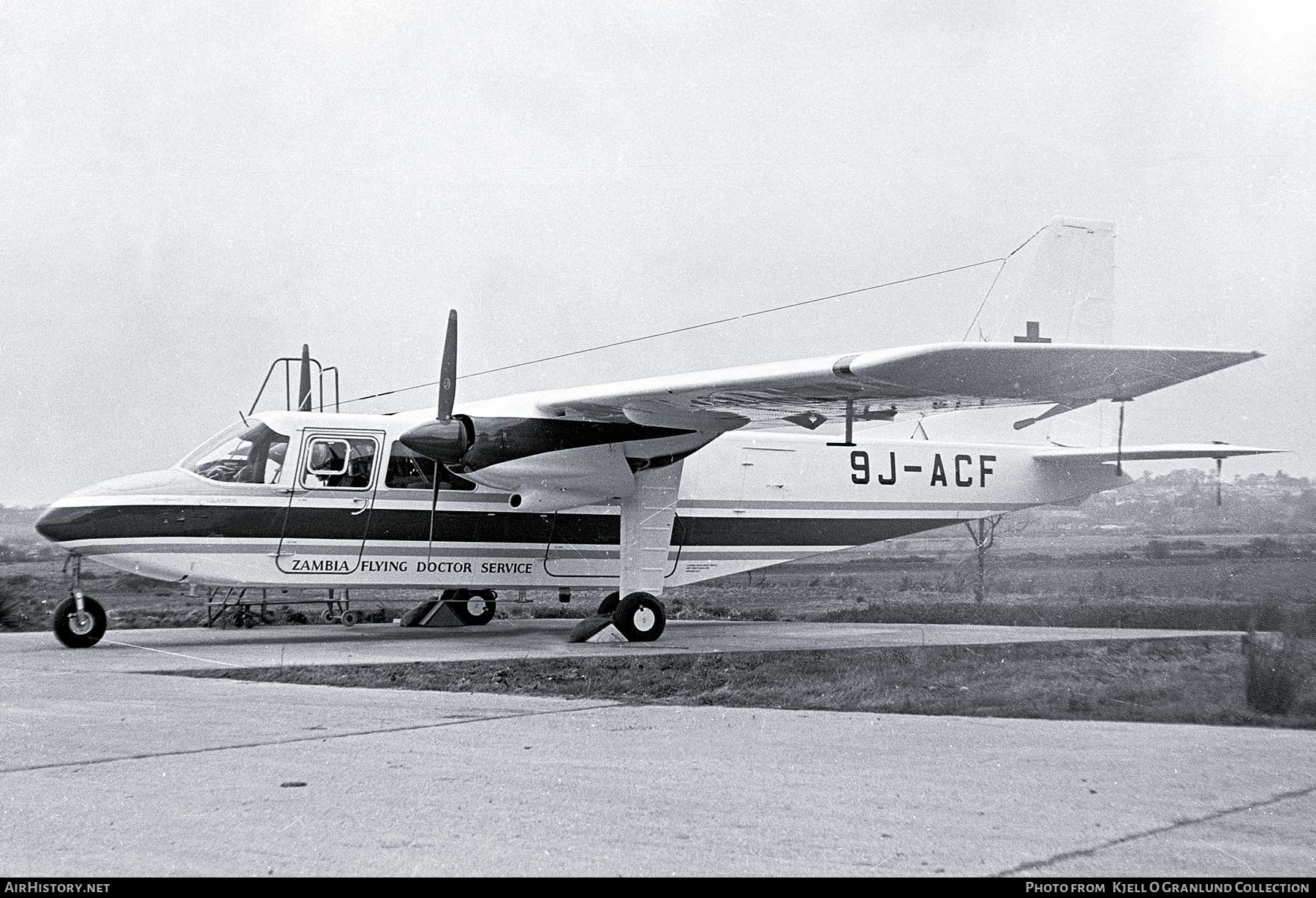 Aircraft Photo of 9J-ACF | Britten-Norman BN-2A-3 Islander | Zambia Flying Doctor Service | AirHistory.net #440464