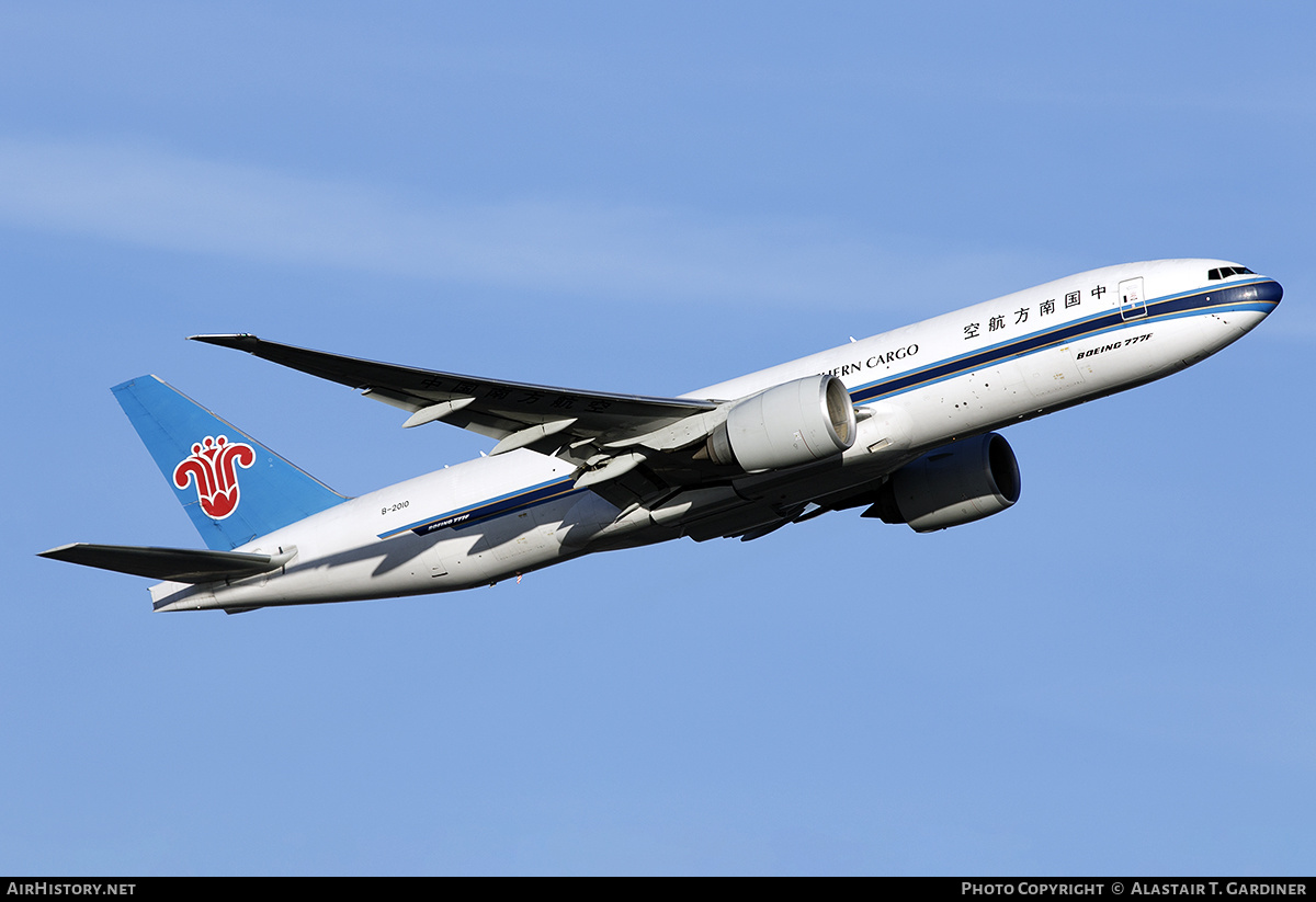 Aircraft Photo of B-2010 | Boeing 777-F1B | China Southern Airlines Cargo | AirHistory.net #440469