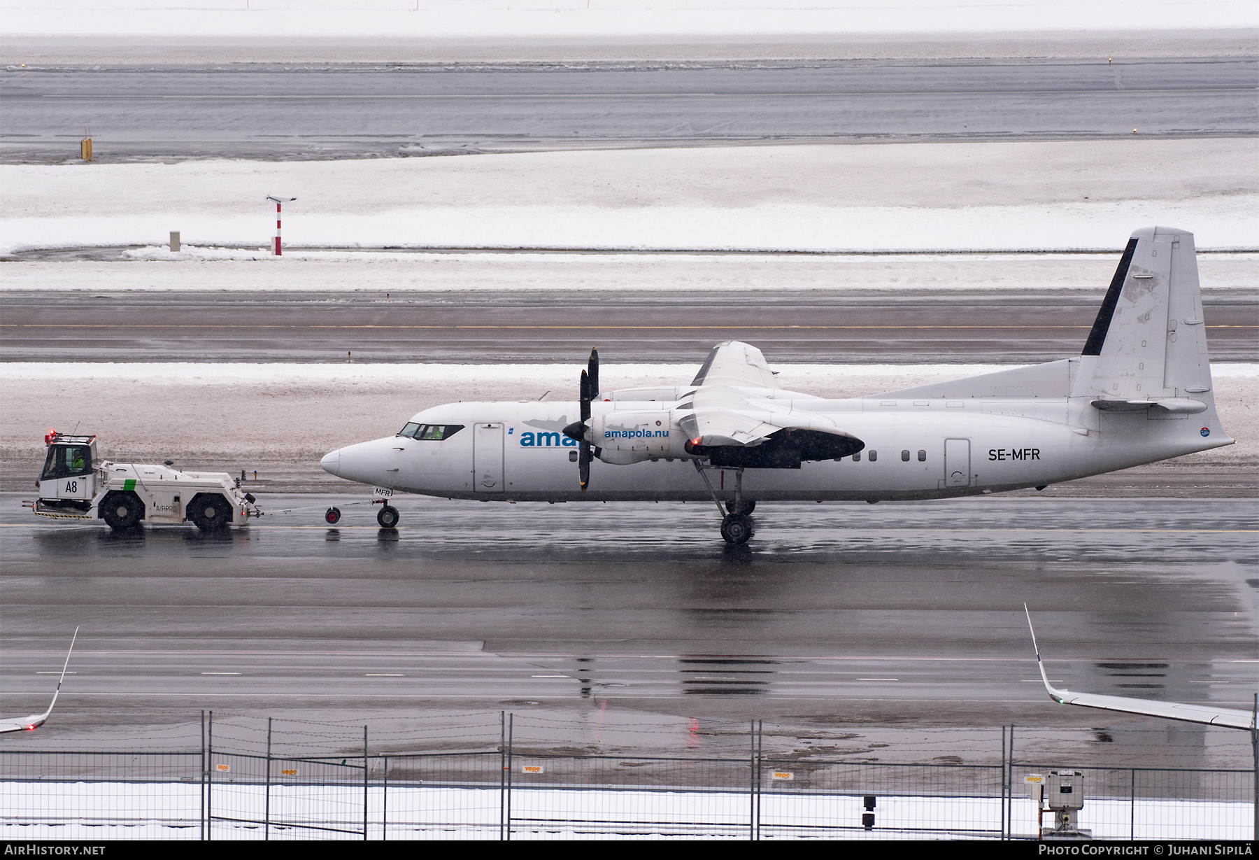 Aircraft Photo of SE-MFR | Fokker 50 | Amapola Flyg | AirHistory.net #440499