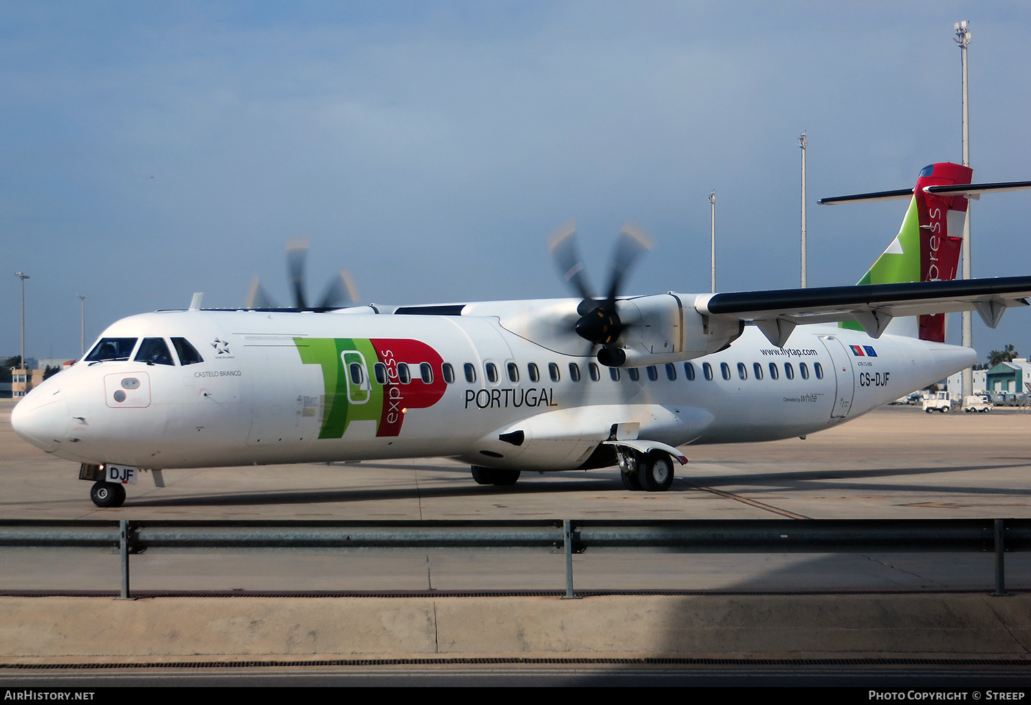 Aircraft Photo of CS-DJF | ATR ATR-72-600 (ATR-72-212A) | TAP Portugal Express | AirHistory.net #440511