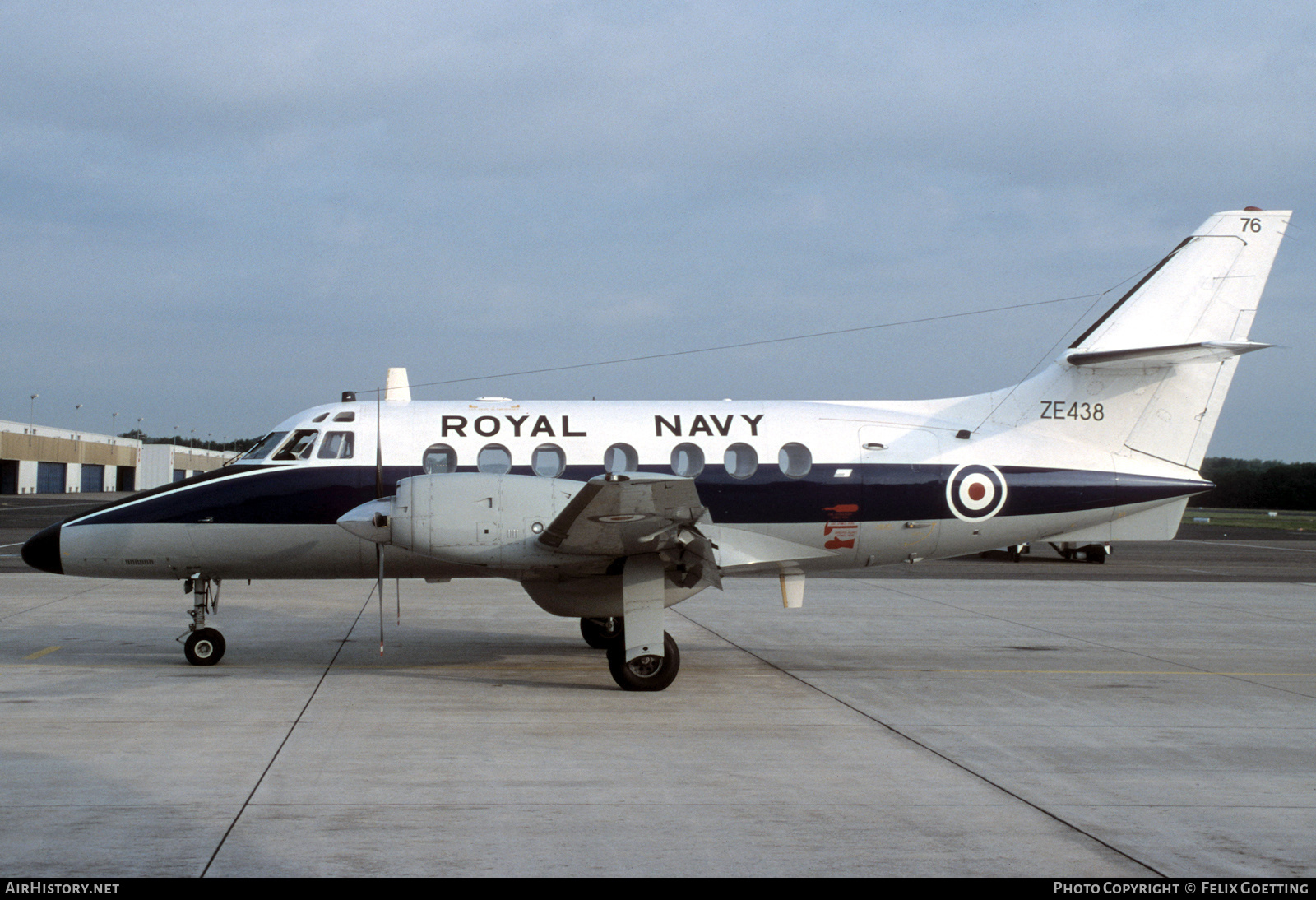 Aircraft Photo of ZE438 | British Aerospace BAe-3100 Jetstream T3 | UK - Navy | AirHistory.net #440512