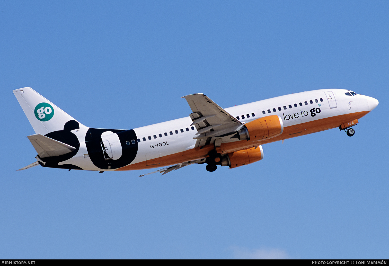Aircraft Photo of G-IGOL | Boeing 737-36N | Go Fly | AirHistory.net #440516