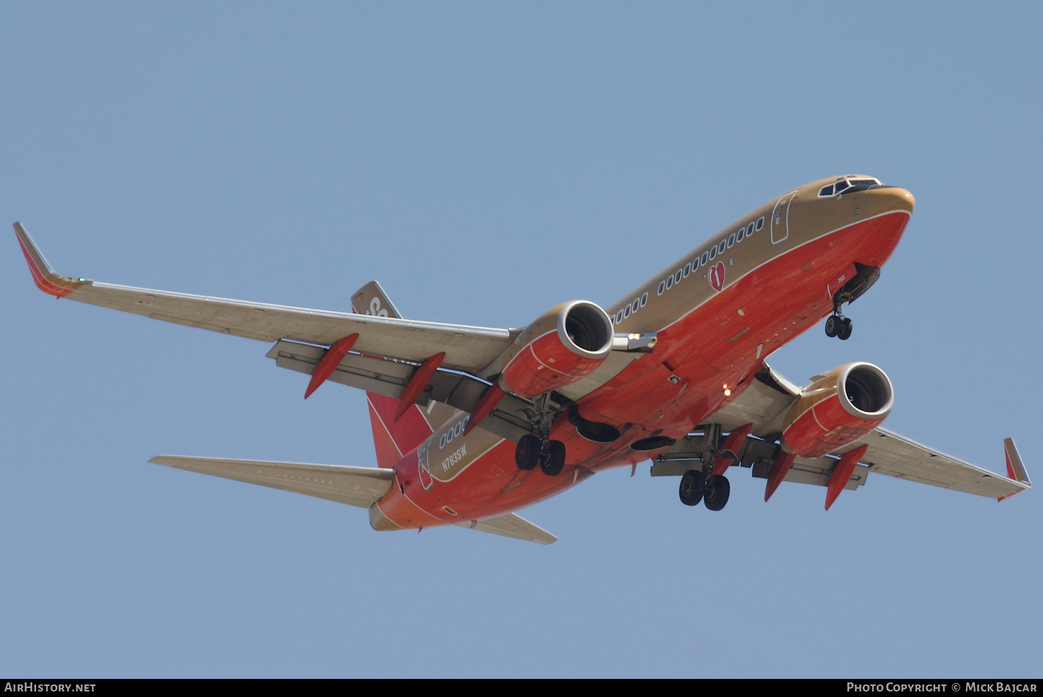 Aircraft Photo of N783SW | Boeing 737-7H4 | Southwest Airlines | AirHistory.net #440526