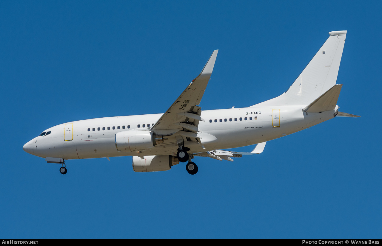 Aircraft Photo of 2-BASG | Boeing 737-73W BBJ | AirHistory.net #440535