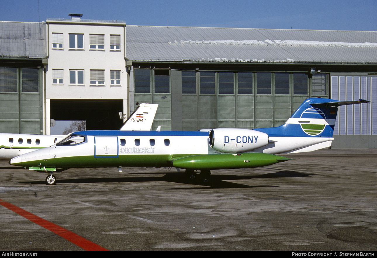 Aircraft Photo of D-CONY | Gates Learjet 35A | Contactair Flugdienst | AirHistory.net #440542