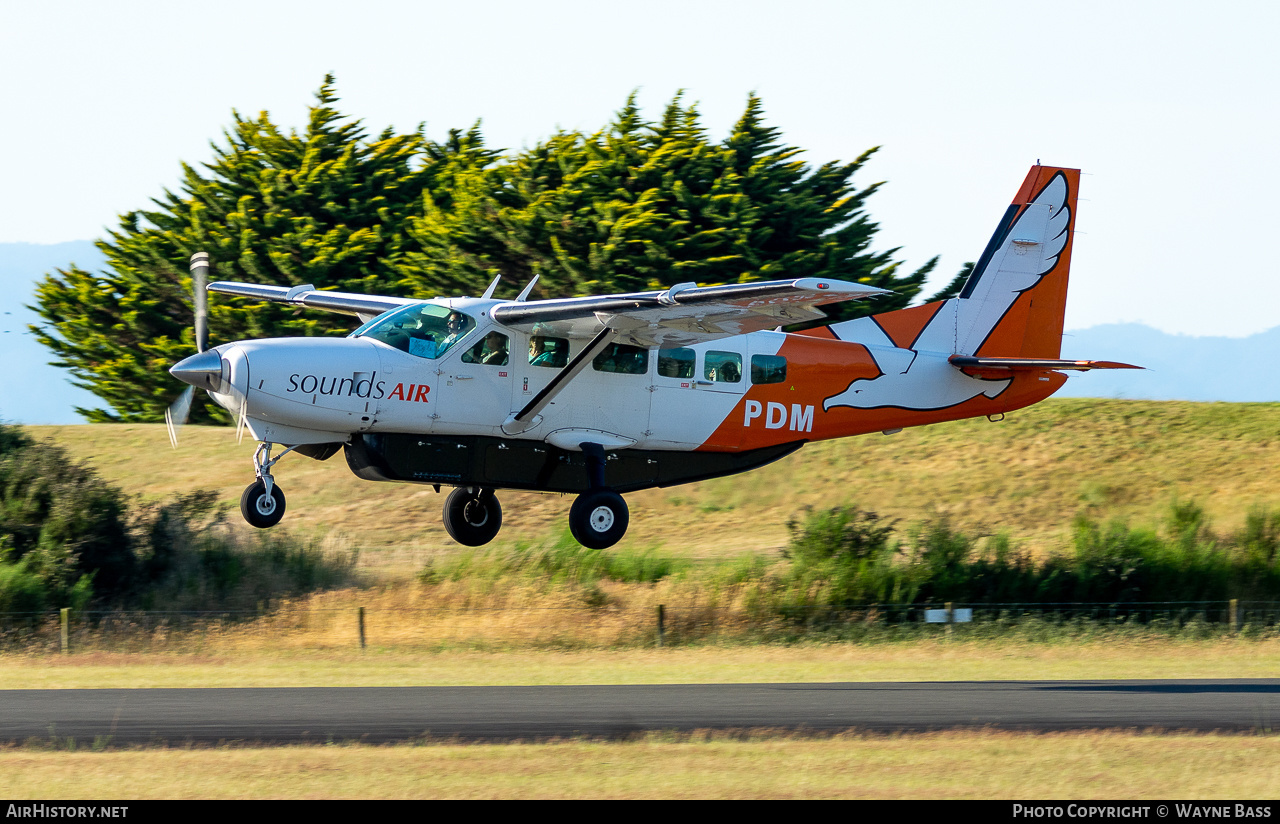 Aircraft Photo of ZK-PDM / PDM | Cessna 208 Caravan I | Sounds Air | AirHistory.net #440551