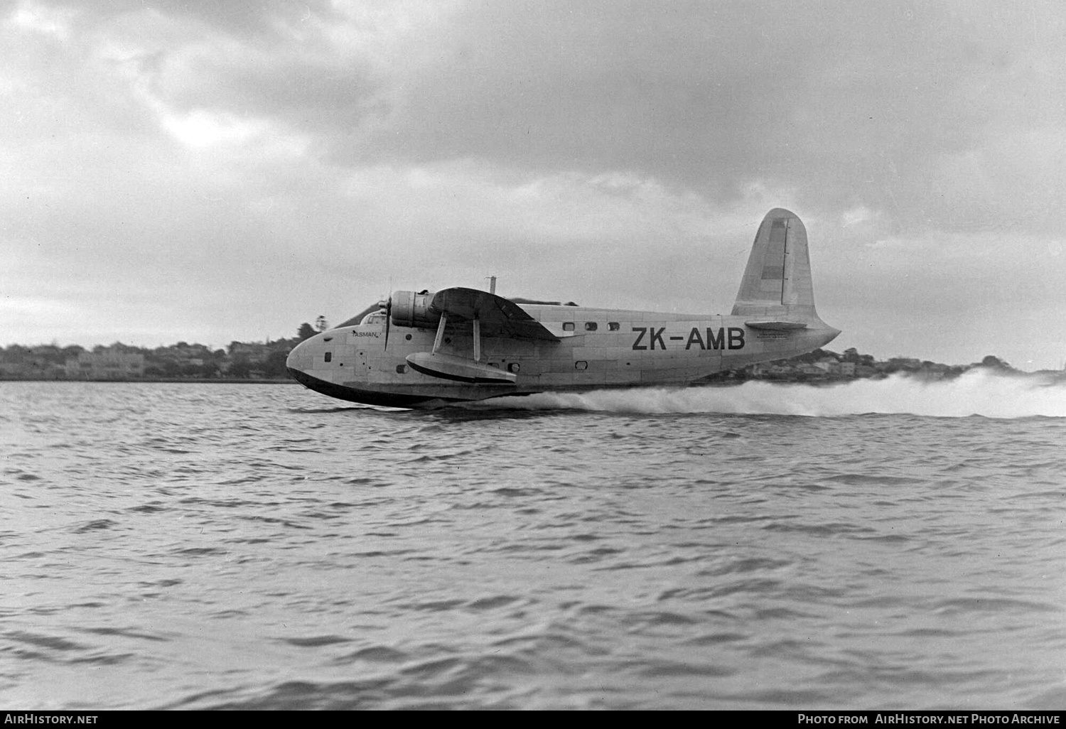 Aircraft Photo of ZK-AMB | Short S-25 Sandringham 4 | TEAL - Tasman Empire Airways | AirHistory.net #440566