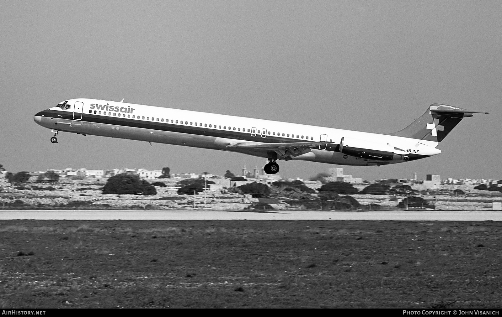 Aircraft Photo of HB-INE | McDonnell Douglas MD-81 (DC-9-81) | Swissair | AirHistory.net #440570