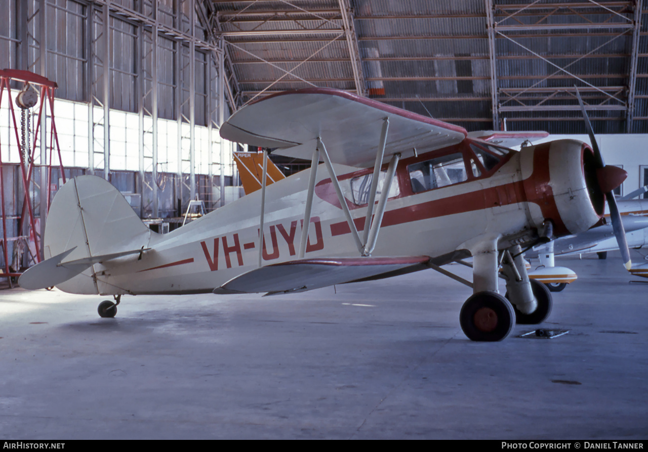 Aircraft Photo of VH-UYD | Waco YKS-6 | AirHistory.net #440584