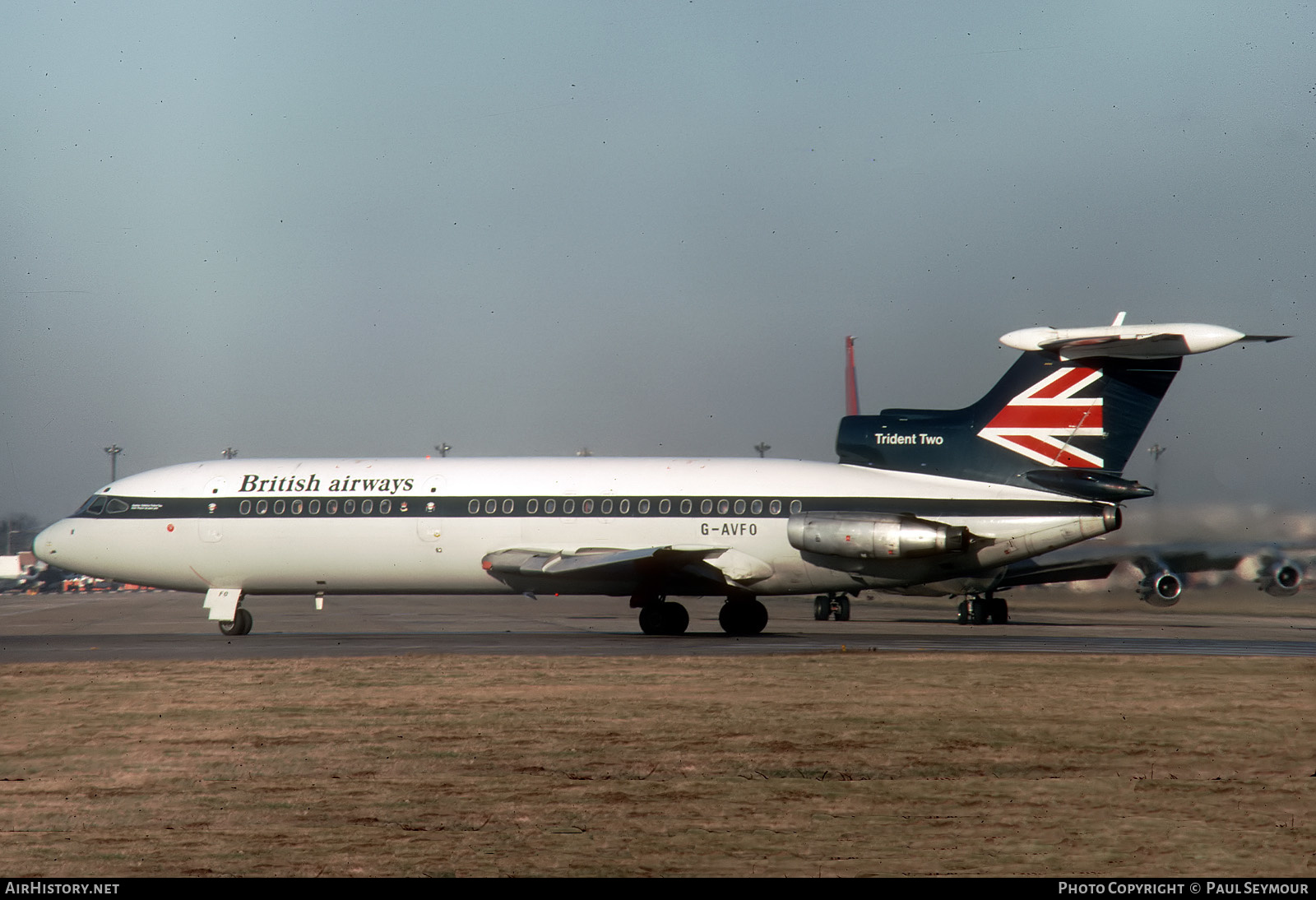 Aircraft Photo of G-AVFO | Hawker Siddeley HS-121 Trident 2E | British Airways | AirHistory.net #440603
