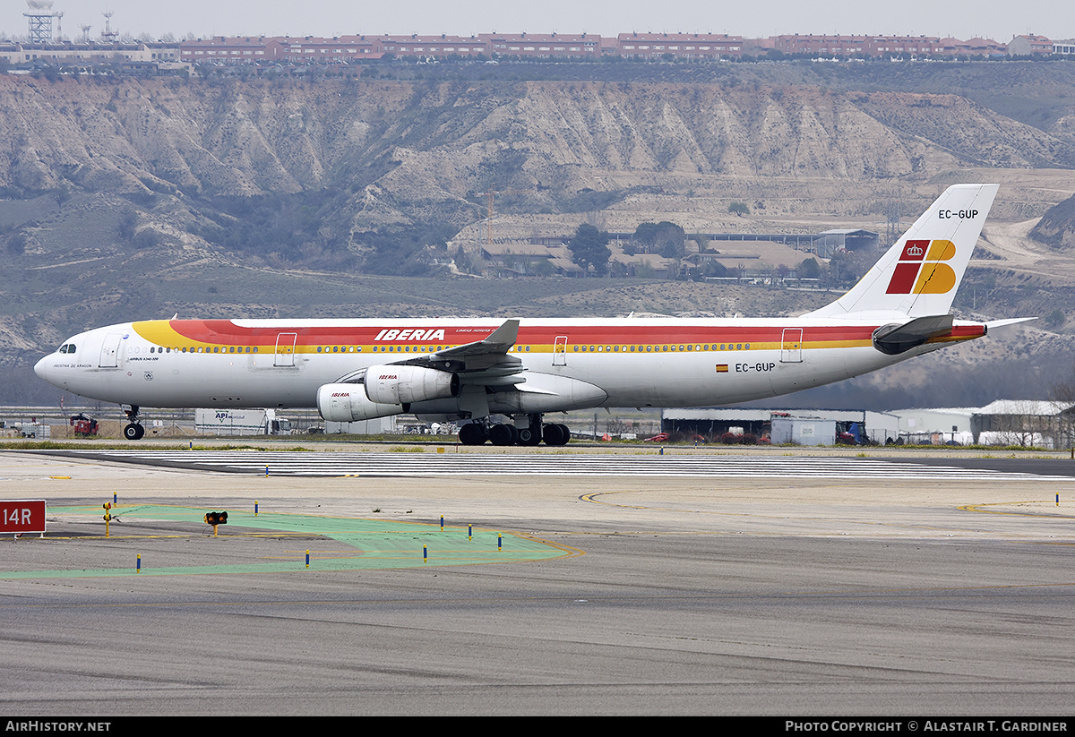 Aircraft Photo of EC-GUP | Airbus A340-313X | Iberia | AirHistory.net #440606