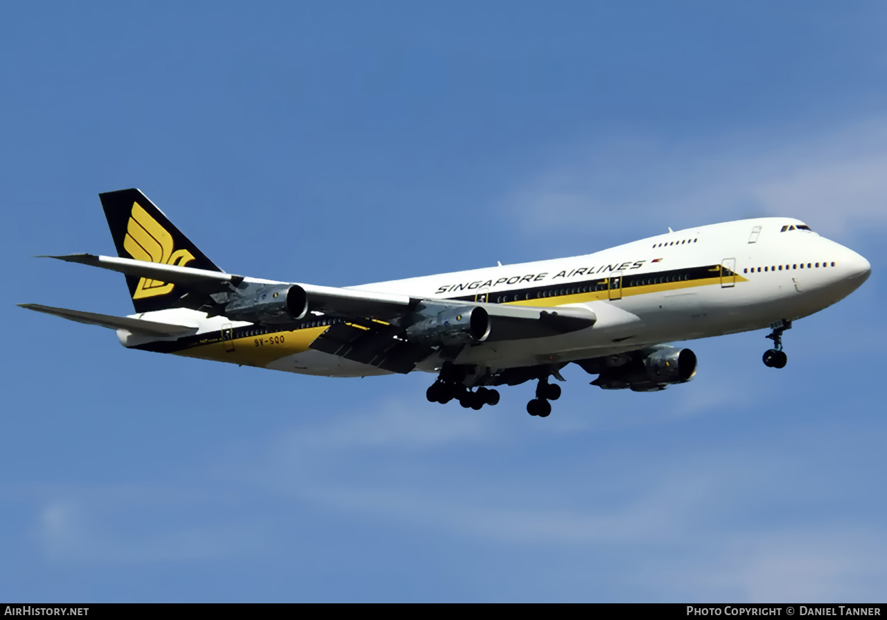 Aircraft Photo of 9V-SQO | Boeing 747-212B | Singapore Airlines | AirHistory.net #440615