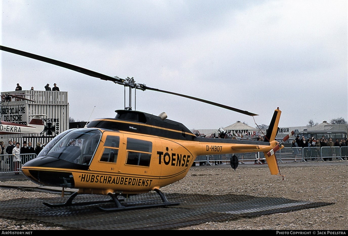 Aircraft Photo of D-HBOT | Bell 206A JetRanger | Toense Hubschrauberdienst | AirHistory.net #440618