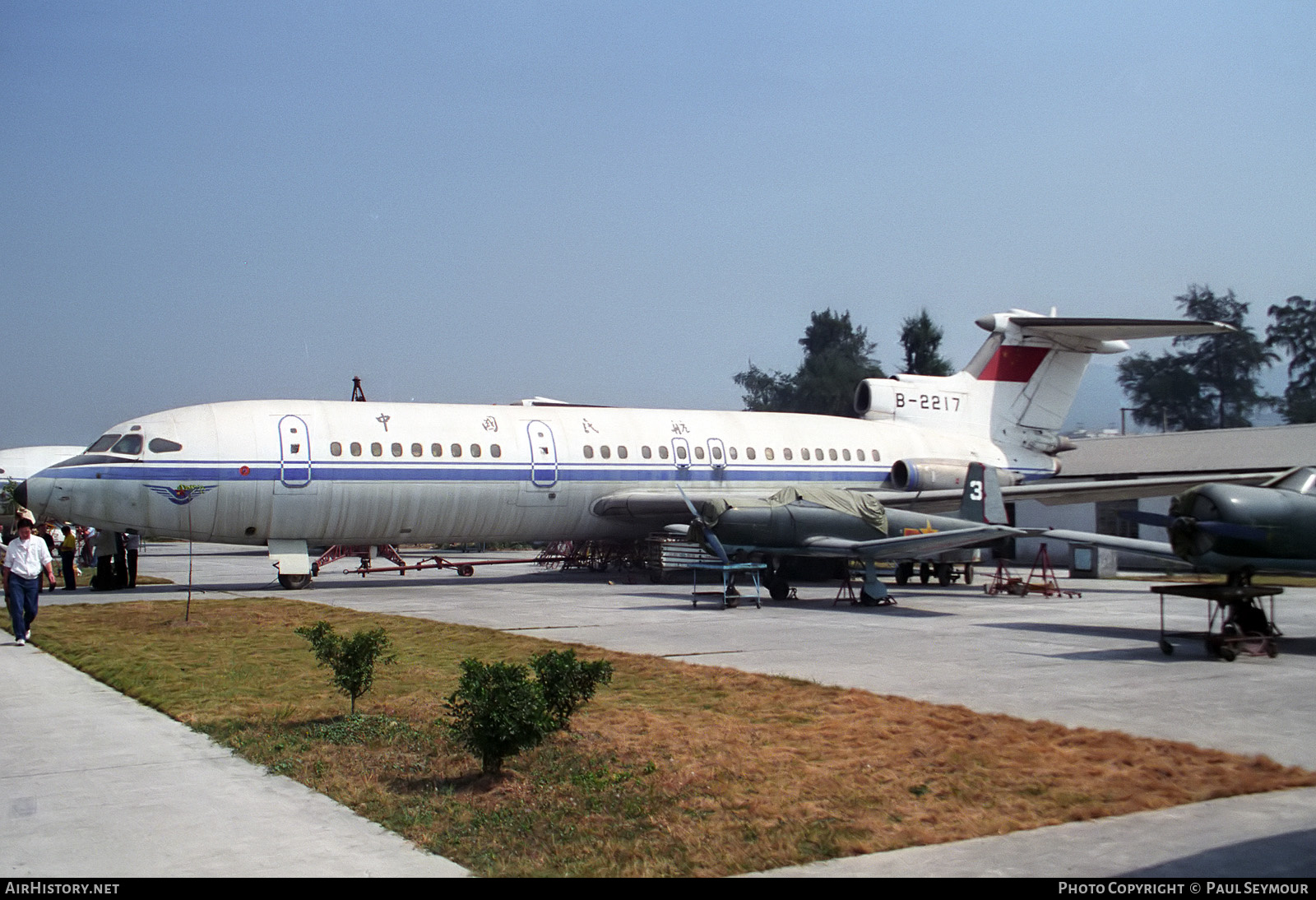 Aircraft Photo of B-2217 | Hawker Siddeley HS-121 Trident 2E | CAAC - Civil Aviation Administration of China | AirHistory.net #440642