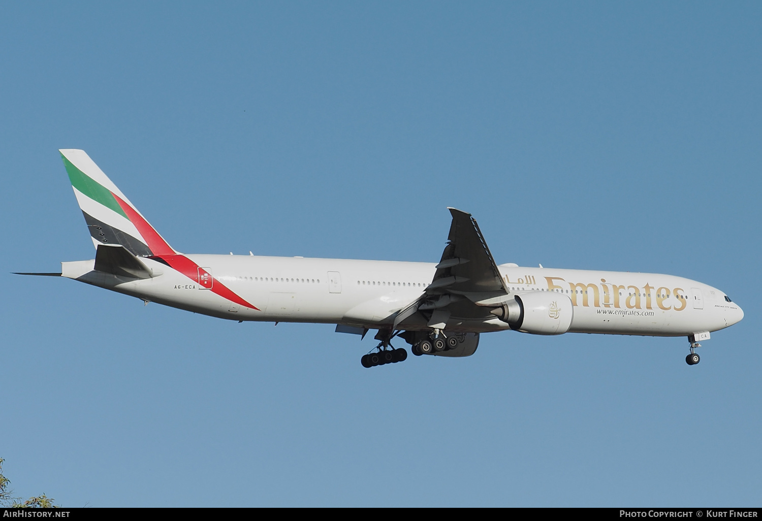 Aircraft Photo of A6-ECA | Boeing 777-36N/ER | Emirates | AirHistory.net #440652