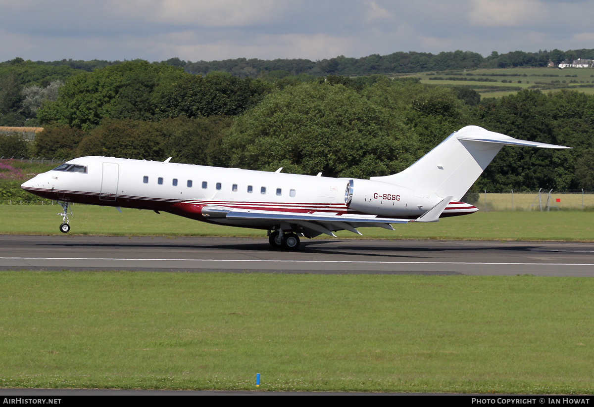 Aircraft Photo of G-SGSG | Bombardier Global 5000 (BD-700-1A11) | AirHistory.net #440658