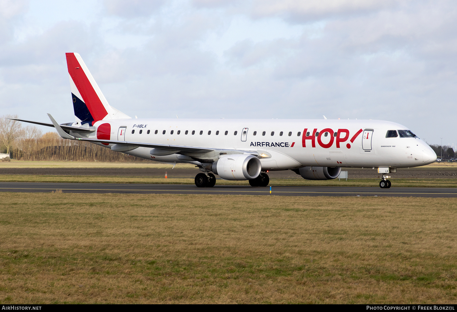 Aircraft Photo of F-HBLK | Embraer 190STD (ERJ-190-100STD) | Hop! | AirHistory.net #440660
