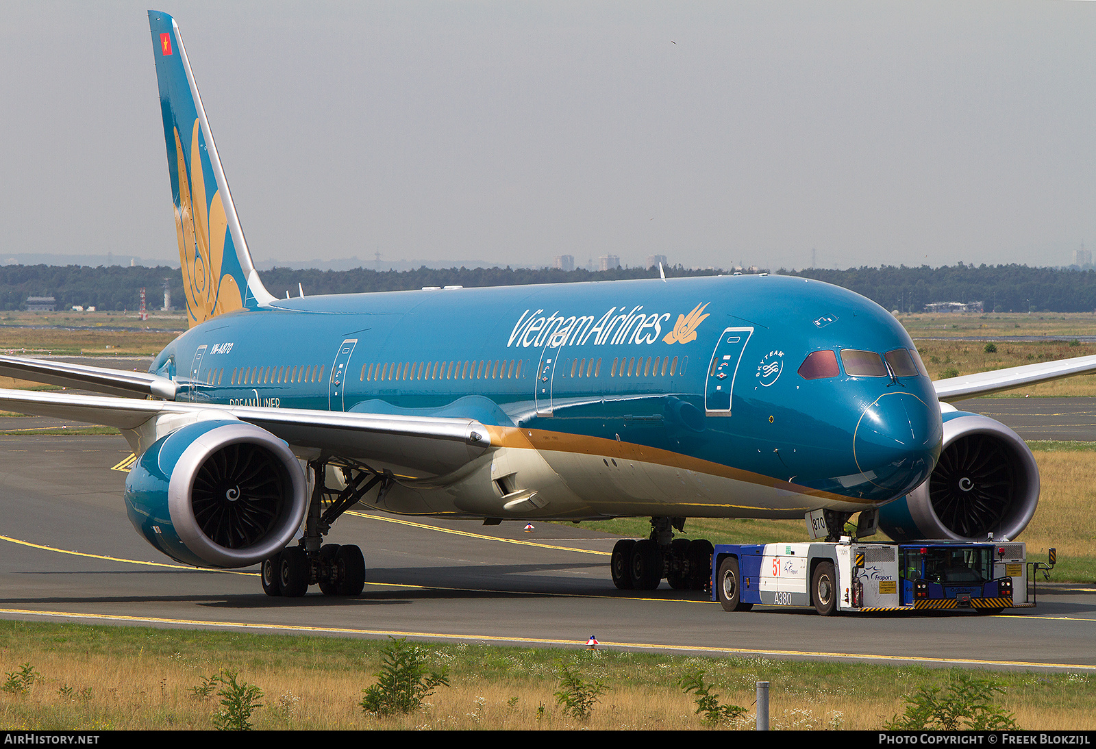 Aircraft Photo of VN-A870 | Boeing 787-9 Dreamliner | Vietnam Airlines | AirHistory.net #440688