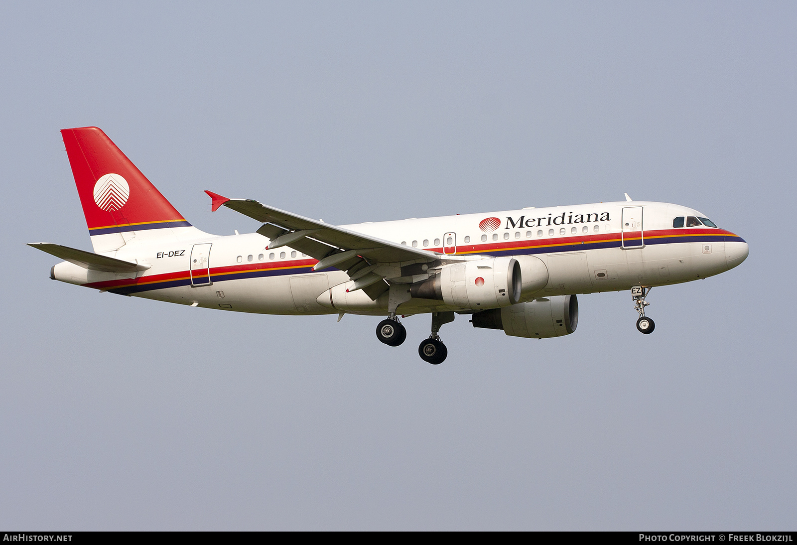 Aircraft Photo of EI-DEZ | Airbus A319-112 | Meridiana | AirHistory.net #440743