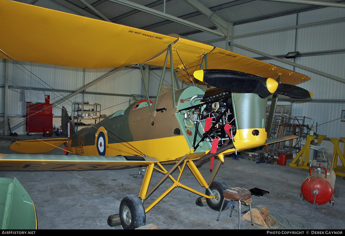 Aircraft Photo of 9H-RAF / DE730 | De Havilland D.H. 82A Tiger Moth | UK - Air Force | AirHistory.net #440759