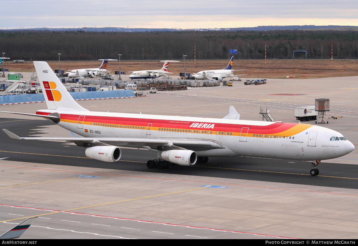 Aircraft Photo of EC-HGU | Airbus A340-313 | Iberia | AirHistory.net #440801