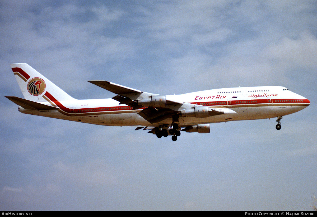 Aircraft Photo of SU-GAM | Boeing 747-366M | EgyptAir | AirHistory.net #440804