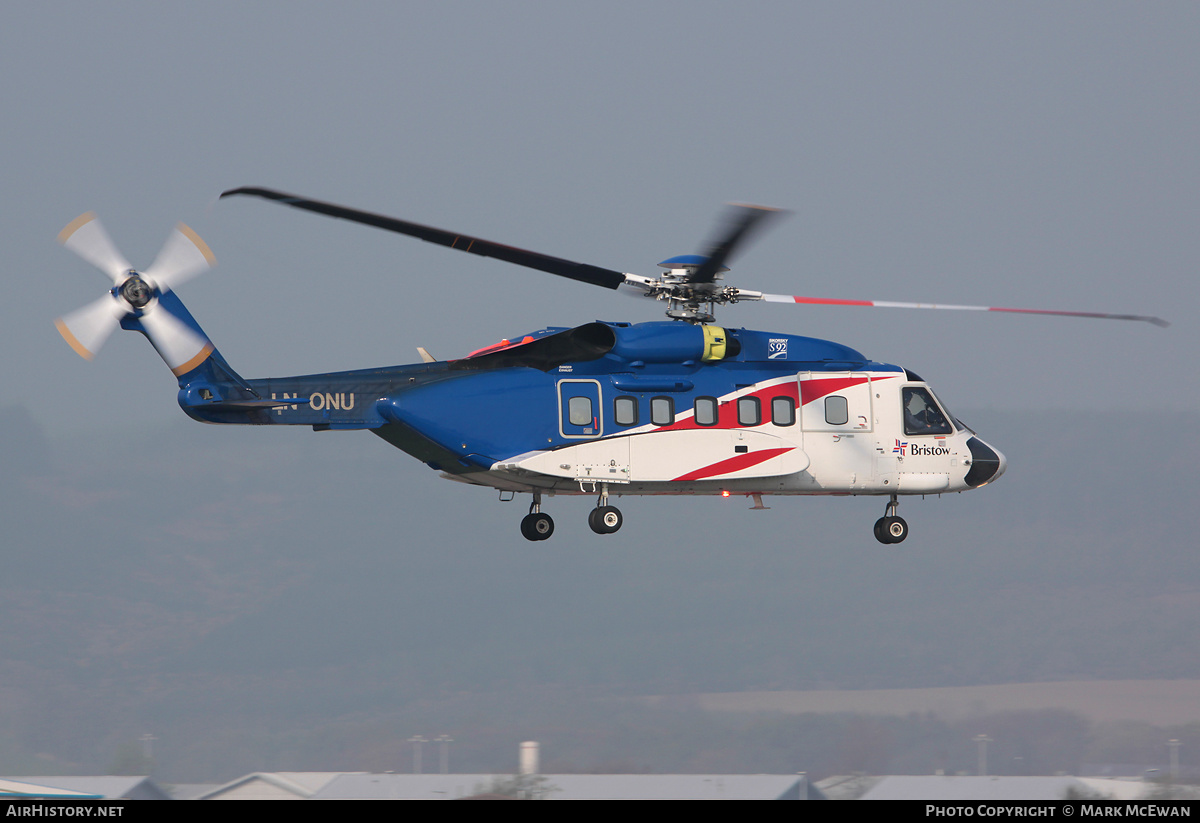 Aircraft Photo of LN-ONU | Sikorsky S-92A | Bristow Helicopters | AirHistory.net #440812