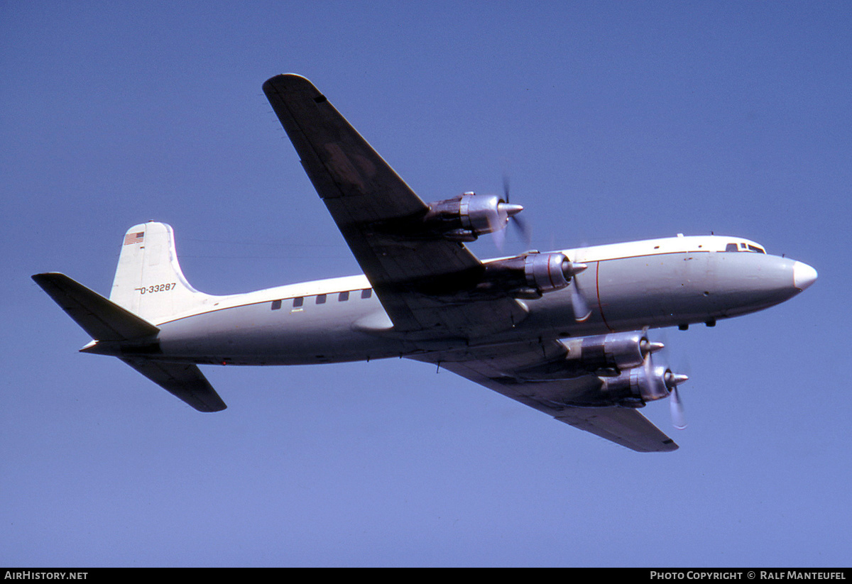 Aircraft Photo of 53-3287 / 0-33287 | Douglas C-118A Liftmaster (DC-6A) | USA - Air Force | AirHistory.net #440815