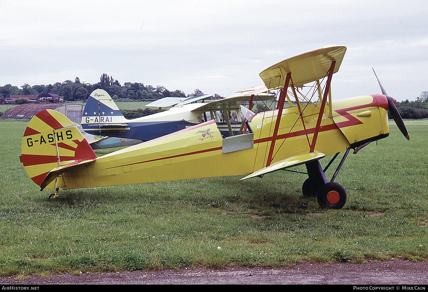 Aircraft Photo of G-ASHS | SNCAN Stampe SV-4C | The Tiger Club | AirHistory.net #440817
